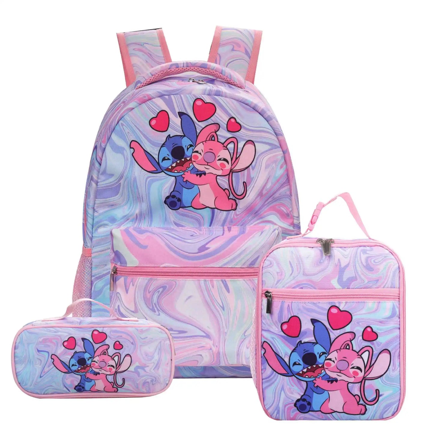 CONJUNTO MOCHILA STITCH Y ELEMENTOS POR SEPARADO - DENORA
