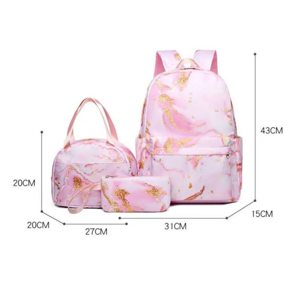 MOCHILA LILO Y STITCH 3 PIEZAS - DENORA