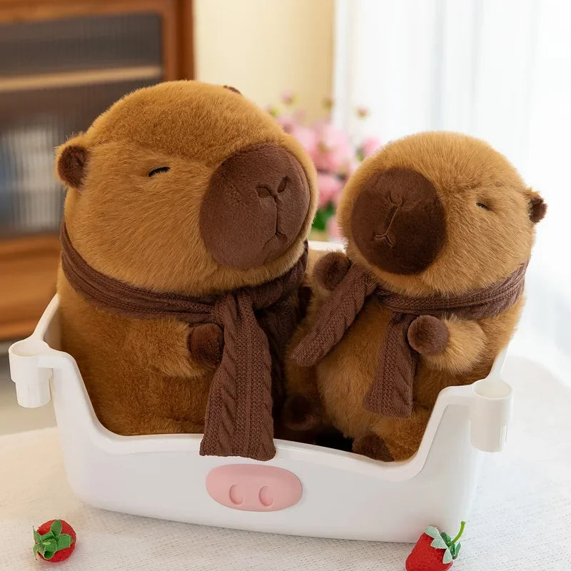 PELUCHE CAPIBARA DE 25 CM 35 CM - DENORA