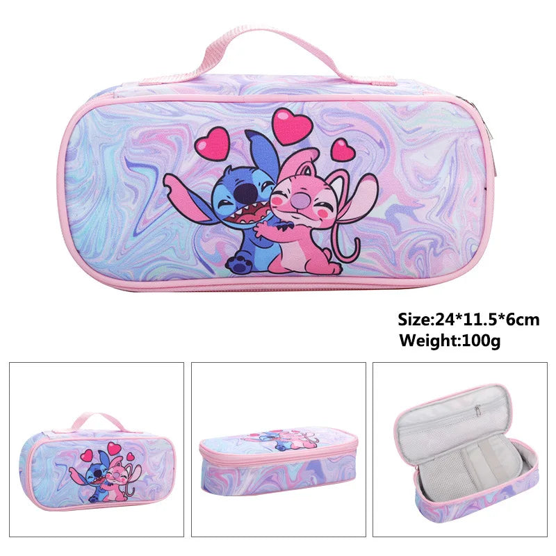 CONJUNTO MOCHILA STITCH Y ELEMENTOS POR SEPARADO - DENORA